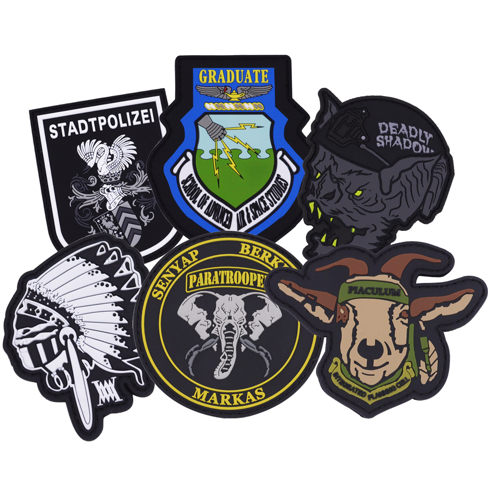 Rubber Uniform Patches Rubber Uniform Patches